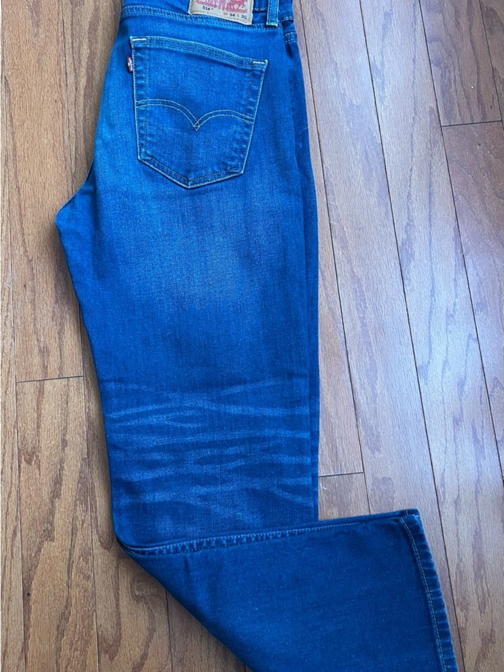 Levi's Dark Blue Straight Leg Jeans